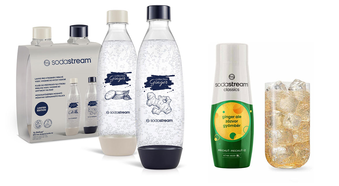 Limitovaná edice SodaStream GINGER ALE Megapack Limitovaná edice SodaStream GINGER ALE Megapack