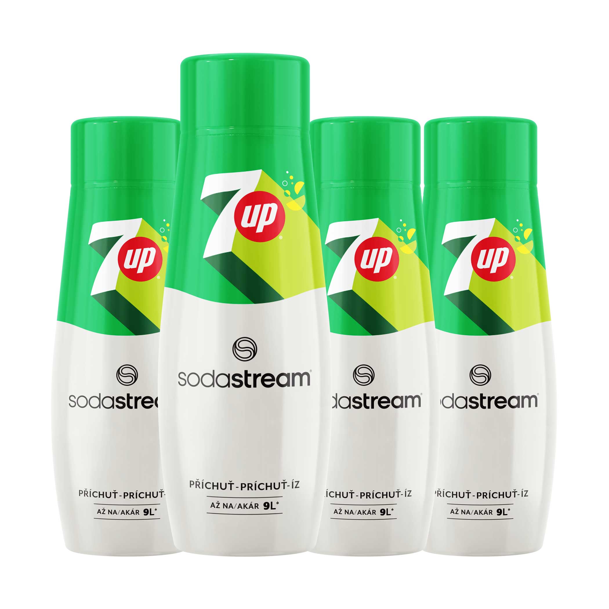 SodaStream PŘÍCHUŤ 7UP 440 ML (3+1)   4x,  příchuť SodaStream 7UP 440ml, .