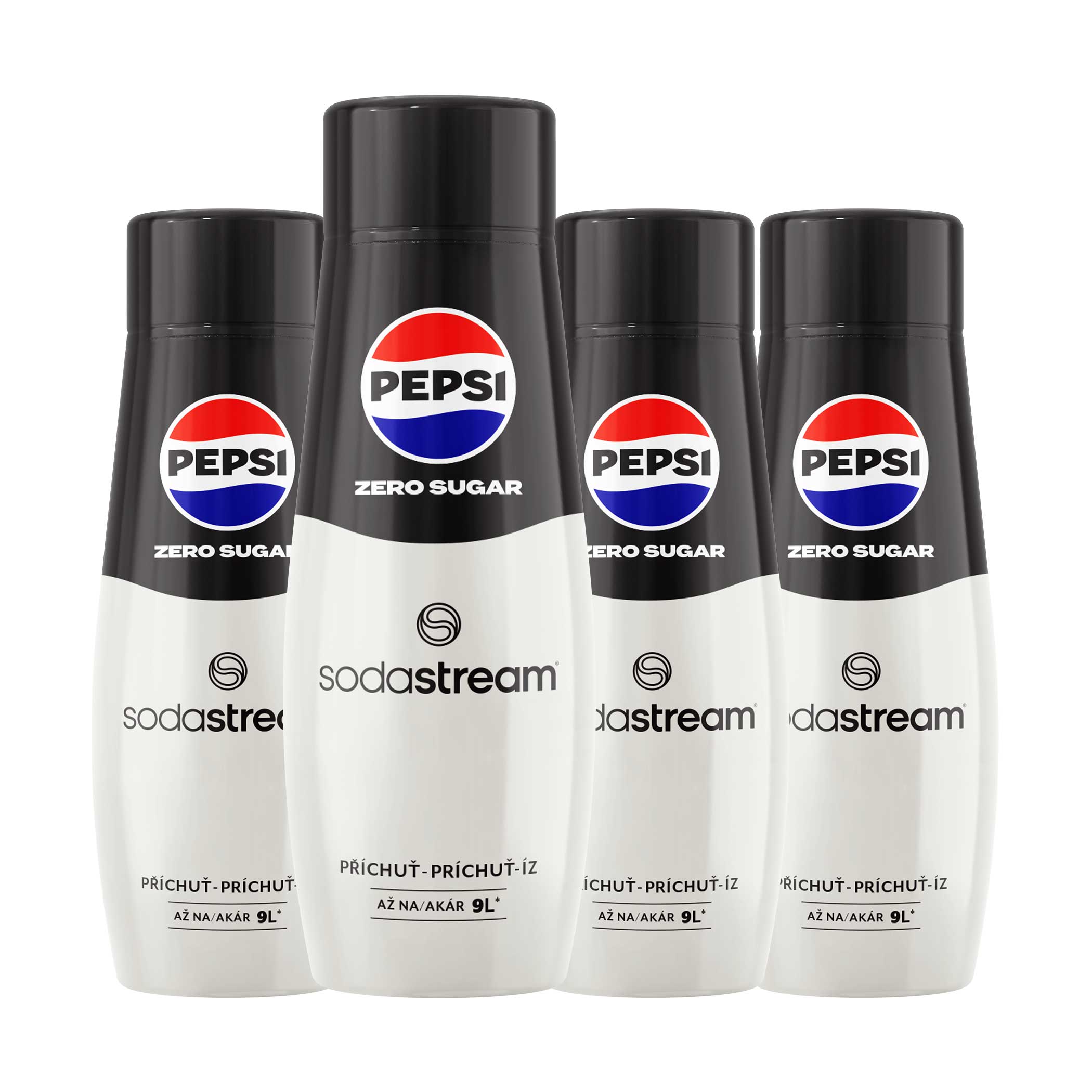 SodaStream PŘÍCHUŤ PEPSI ZERO 440 ML (3+1)   4x,  příchuť SodaStream PEPSI ZERO 440ml, .