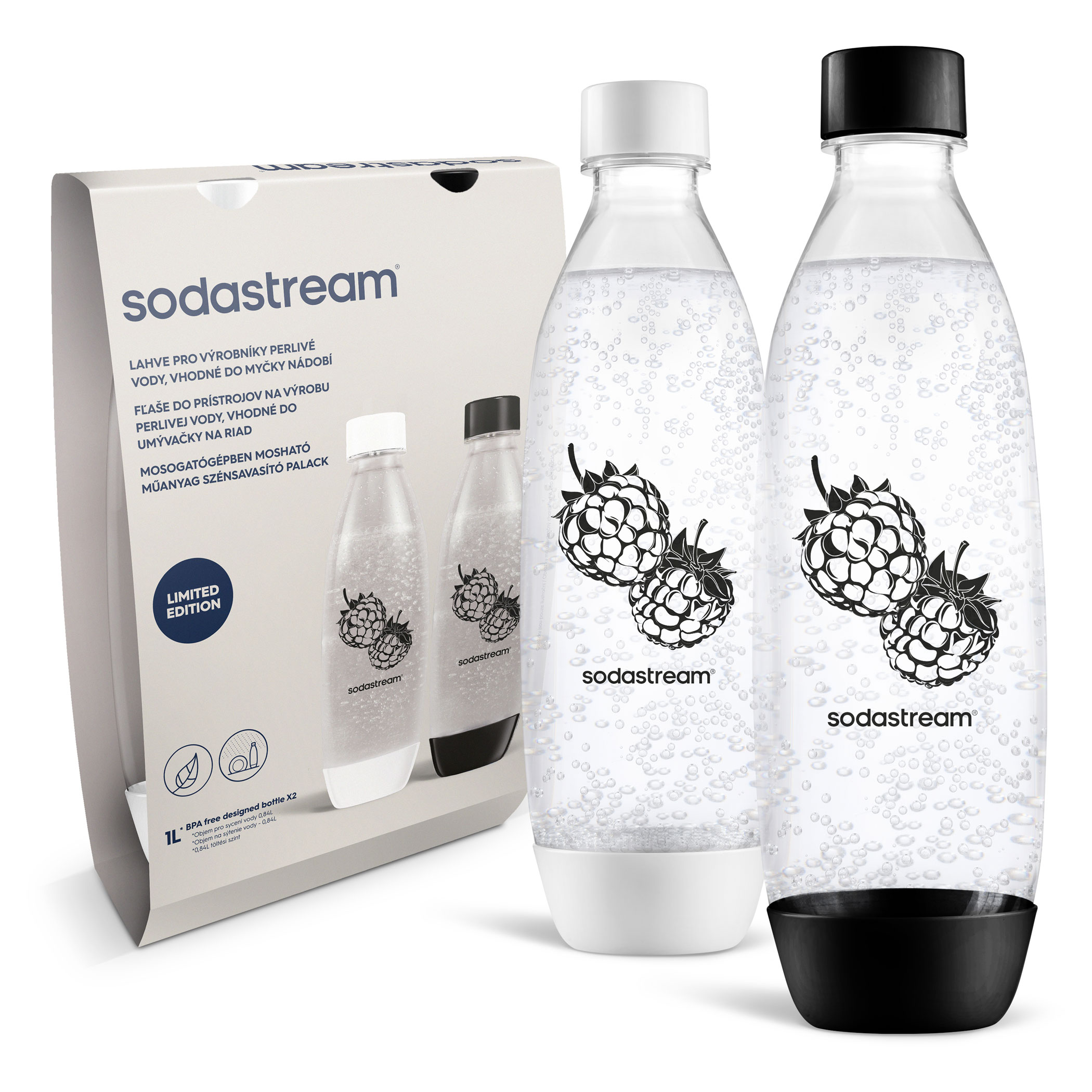 SodaStream Lahev FUSE 2x1l Malina do myčky SODASTREAM  .