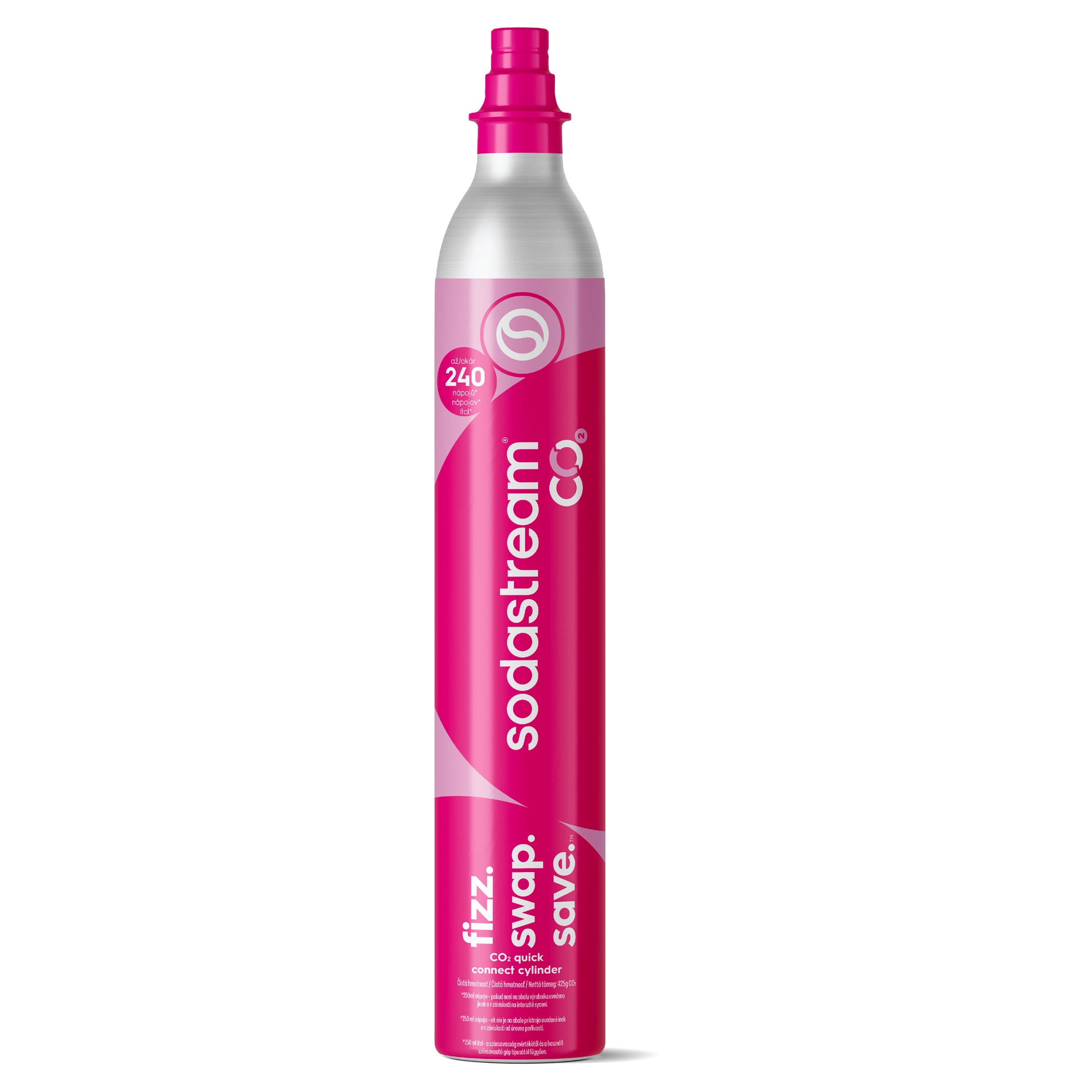 SodaStream Bombička+CO2 samostatná CQC Rezervní bombička QuickConnect pro nové výrobníky SodaStream .